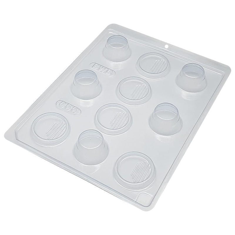 Forma de Acetato com Silicone Mini Caixa Redonda (855) - BWB