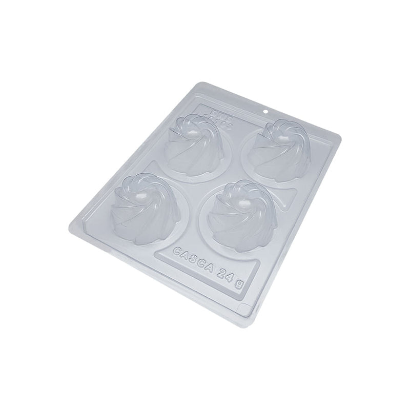 Forma De Acetato Com Silicone Trufa Sinuosa Un (10103) - BWB