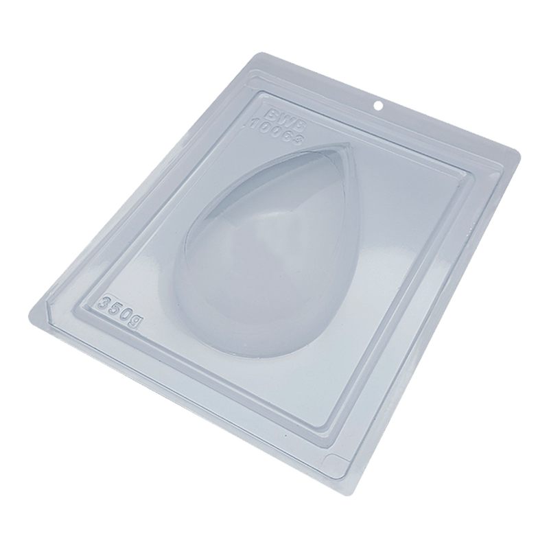 Forma de Acetato com Silicone Ovo Liso Bicudo (10063) - BWB