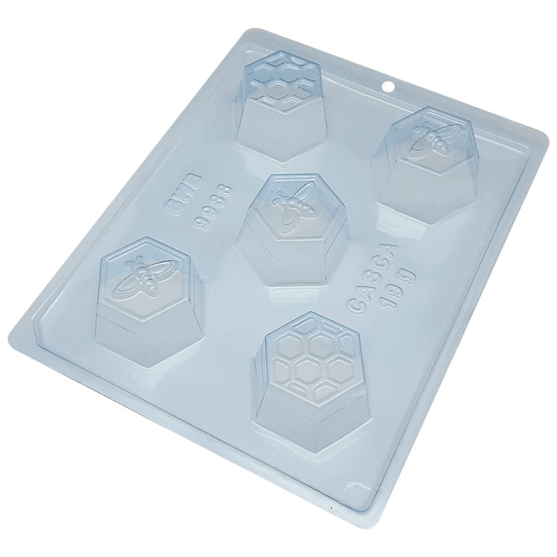 Forma de Acetato com Silicone Mini Pão de Mel Colméia (9988) - BWB