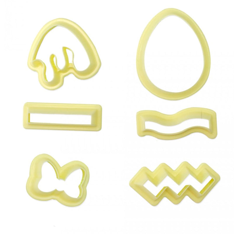 Kit Cortador Ovos Decorados 6PC - BLUESTAR