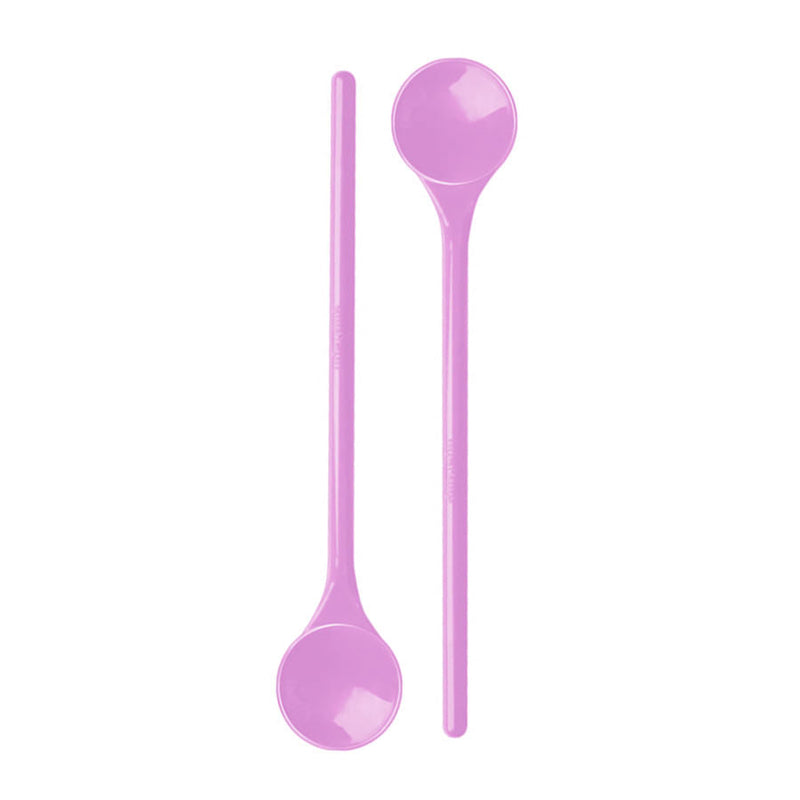 Jogo De Colheres Cabo Longo Rosa 2 Peças (956300) INJETEMP
