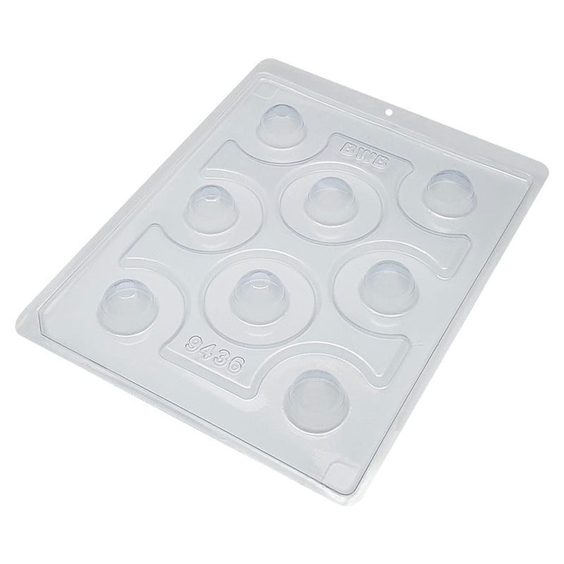 Forma de Acetato com Silicone Esfera com Furo (9436) - BWB