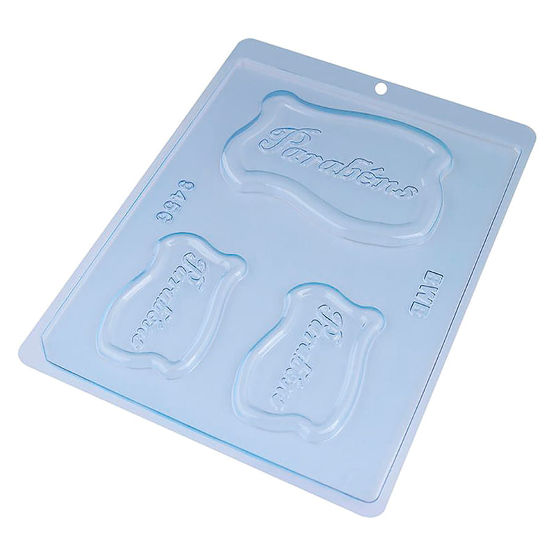 Forma  PVC Placa Parabéns (9456) BWB