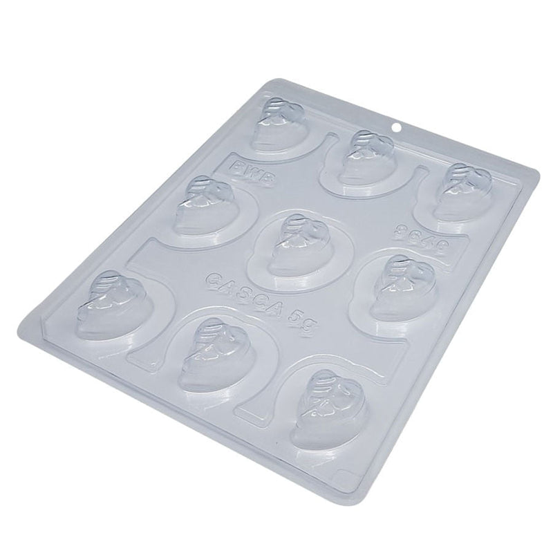 Forma de Acetato com Silicone Mini Trufa Folha (9640) - BWB