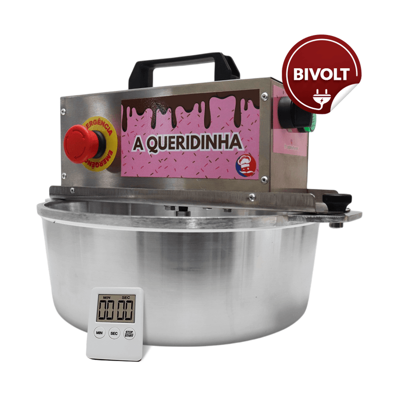 Panela De Mexer Doces Elétrica Aluminio 28X10,5CM 7213 CAPARROZ