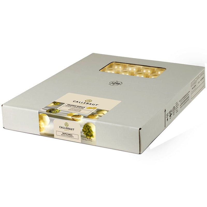 Shells Branco (bolinha oca de chocolate belga) com 126un 340g CALLEBAUT